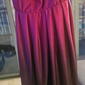 Mini silky cocktail dress